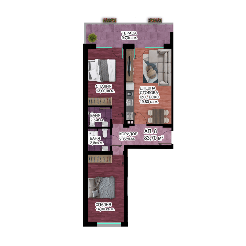 Апартамент А6-8