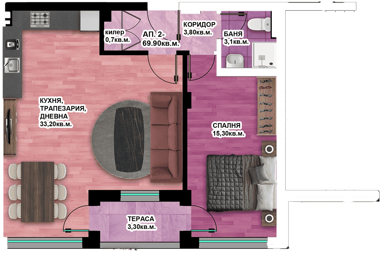 Апартамент 2