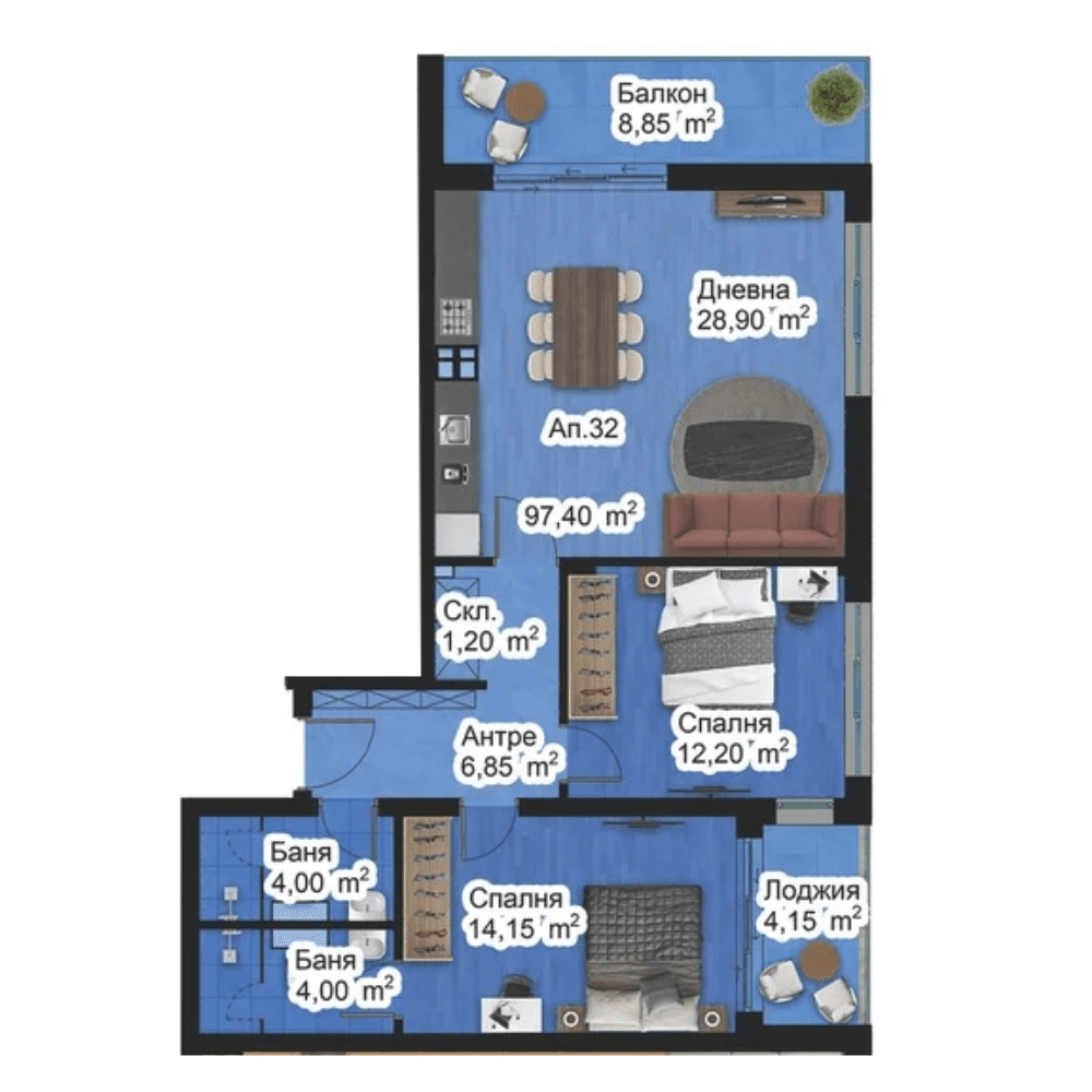 Апартамент 32