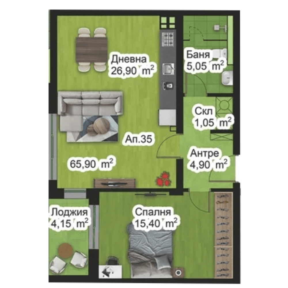 Апартамент 35