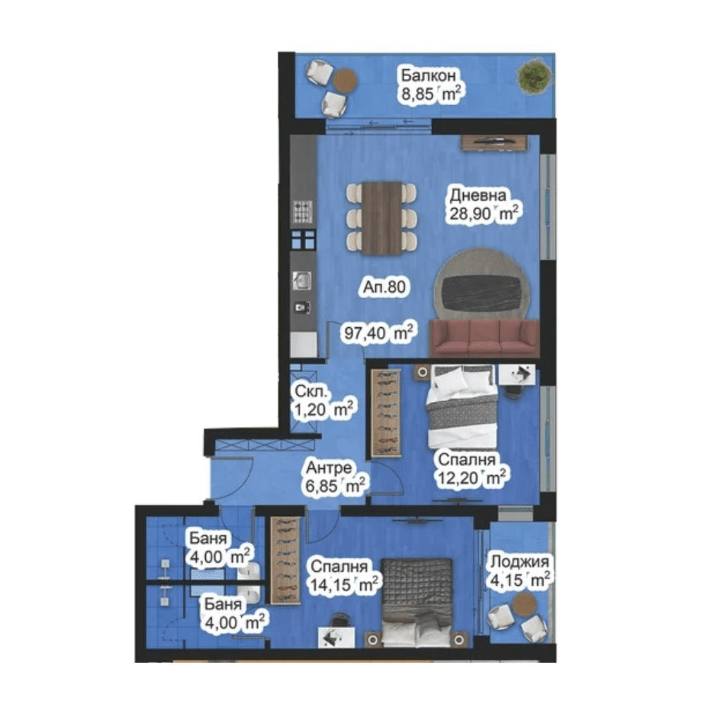 Апартамент 80