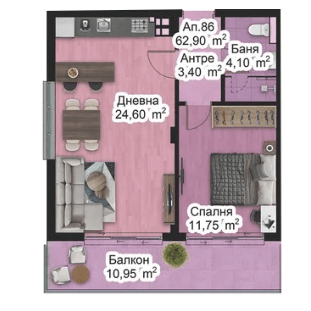 Апартамент 86