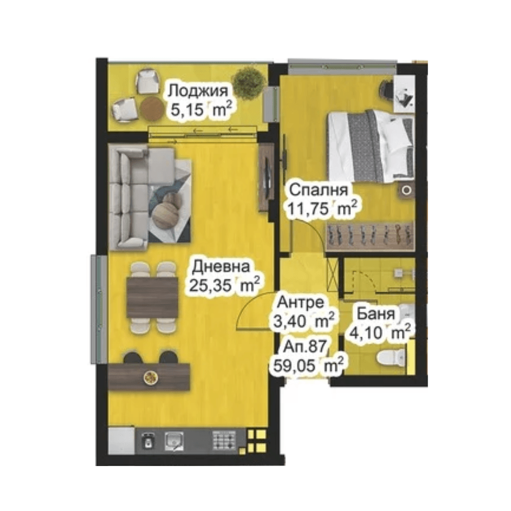 Апартамент 87