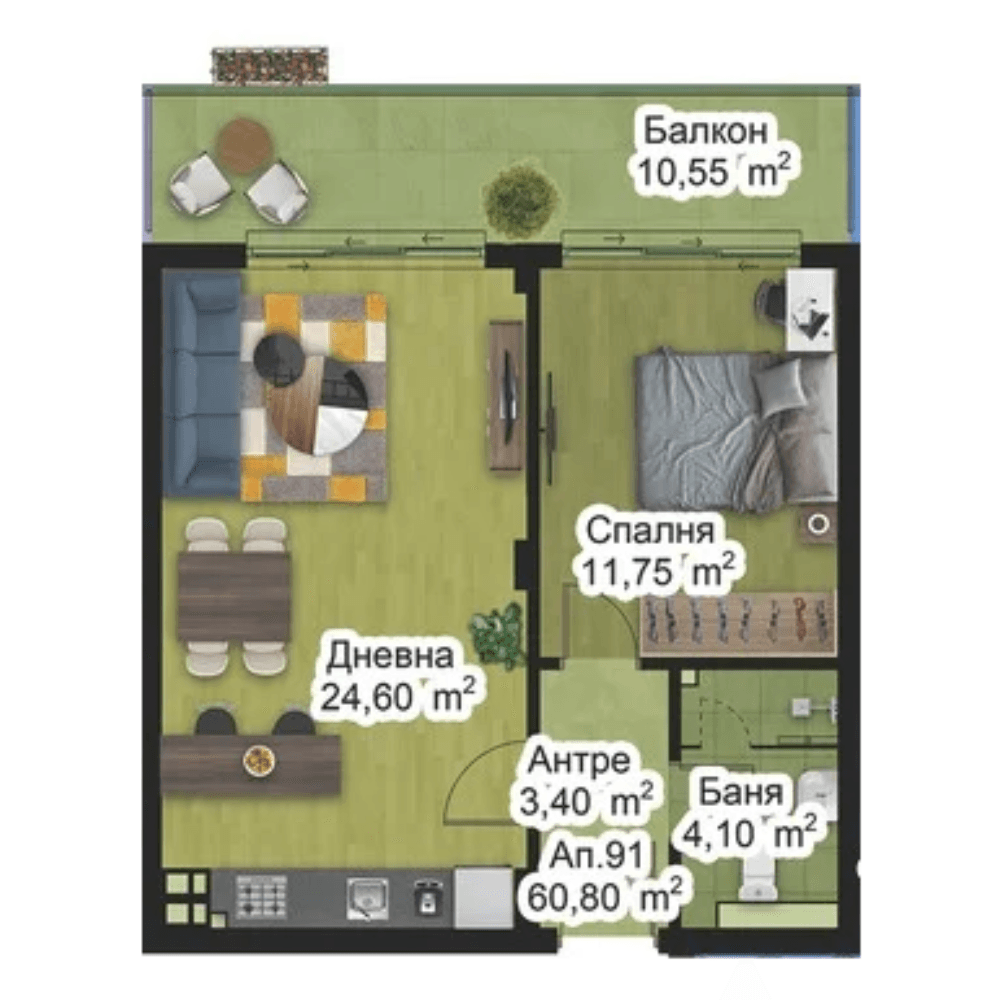 Апартамент 91