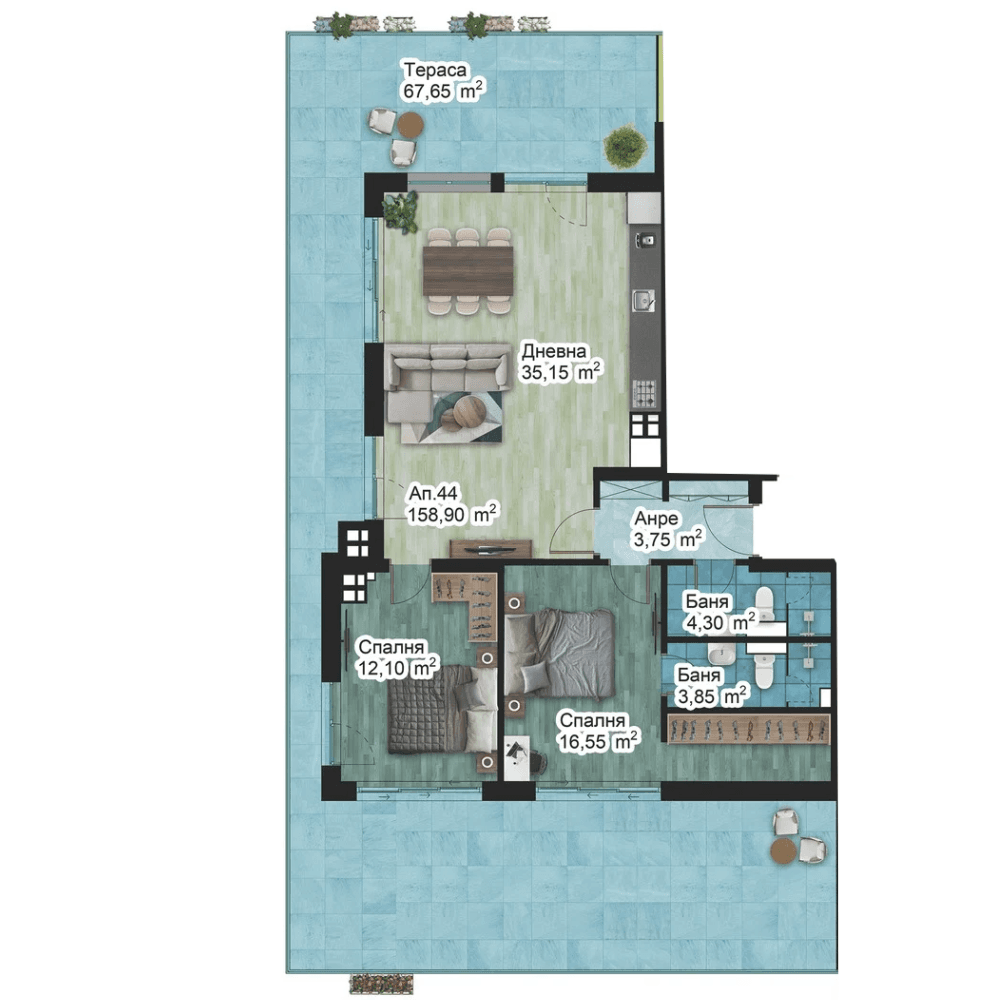 Апартамент 44